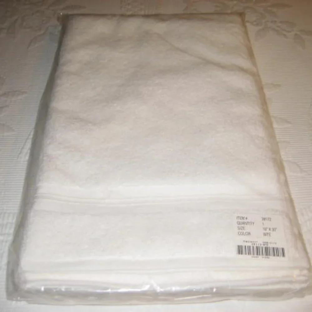 NWT Set of 2 Sundance Hand Towels White Original Package Cotton Made in Turkey